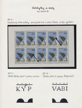 BUTTERFLIES BY MAX SVABINSKY AND JINDRA SCHMIDT – sheet 52