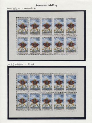 BUTTERFLIES BY MAX SVABINSKY AND JINDRA SCHMIDT – sheet 67